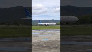 Boeing 777-300ER Garuda Indonesia Just Landed #shorts