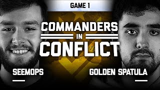 Seemops vs GoldenSpatula - Quarter Final 1 - Game 1 - Commanders in Conflict