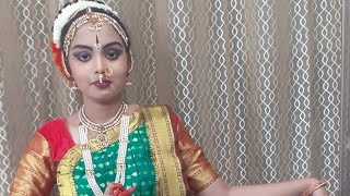 classical dance performance by Tanmayi