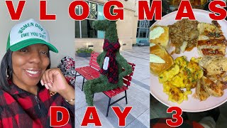 VLOGMAS DAY 3 | GROCERY HAUL | RANT| COOKING BBQ CHICKEN DINNER| SHOPPING SEPHORA