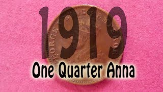 One Quarter Anna 1919, Price and Value