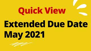 Quick View - Extended due date for GSTR 1, 3B, 4, ITC 04, Revocation of Cancellation for May 2021