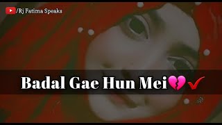 Sad Shayari Whatsapp Status 💔 | Urdu Poetry New Status Video 🌹 | Mood Off Status 🙁