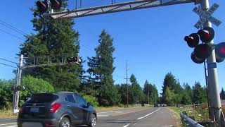 Old Highway 99 Railroad Crossing, near Tenino, WA