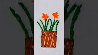 Embroidery making tutorial #design #shorts #youtubeshorts