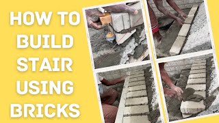 How to build staircase using bricks in Tamil | Civil Engineering Practical Knowledge #house #design