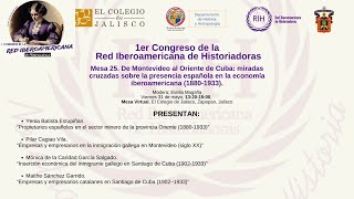 1er Congreso de la RIH. Mesa 25