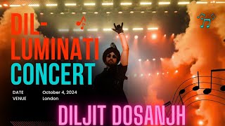 Dil-luminati Tour 2024 October 4 | Diljit Dosanjh | London concert | Hit show 2024 | Punjabi singer