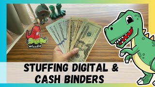 Bi-weekly Pay | Stuffing June's Cash | Digital & Cash Budget Binders