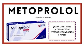 METOPROLOL | Antihipertensivo cardioselectivo. ¡Todo lo que debes saber!