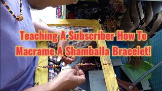 How To: Shamballa Bracelet Crafting | Free Lesson With Natural seeds - Greens Era Vlog #114