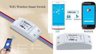 Умный выключатель SONOFF RF 433Mhz с WiFi, с Aliexpress Обзор, настройка