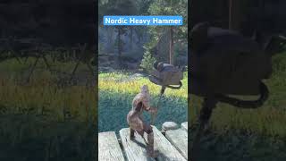 Skyrim Nordic Heavy Hammer #gaming #gameplay #skyrim