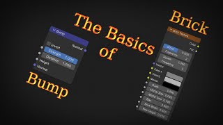 The Basics of Anime/Nodes in Blender #3 - The Basics of The Bump and Brick Nodes