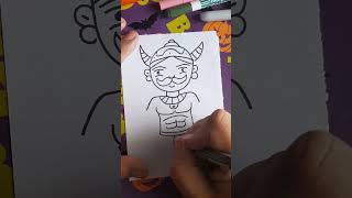 How to draw Ravan step by Step / Easy Ravan Drawing / Dussehra Drawing / Ravan Drawing / Dussehra