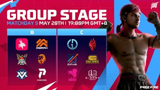 [EN] Free Fire Sea Invitational - Group Stage (Matchday 5)