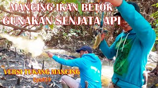 Mancing IKAN BETOK GUNAKAN SEN***A API ||  Versi tukang MANCING || Eps#19 || YT fishing