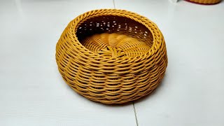 YOU DON'T NEED TO BUY THE EXPENSIVE BASKET ANYMORE, YOU CAN WEAVE ONE #craft #handmade #diy