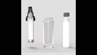 Spin-On Replaceable Inner Tube Glass Airless Packaging