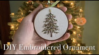 Embroidered Ornament DIY Christmas Tree