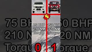 Mahindra Bolero Vs Mahindra Thar comparison #bolero #thar #comparison #tranding #viral #shorts