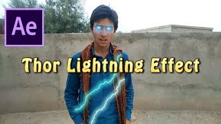 Thor Lightning Effect In After Effects : thor lightning eyes after effects  .