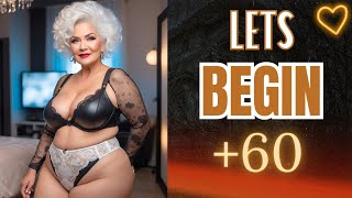 Natural Older Women OVER 60💄 Fashion Tips Review Part 180