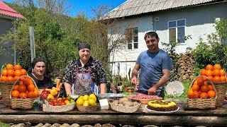 HEFTEBECER PICKLED VEGGIES | Georgian Meat Dumplings Khinkali | Best Baklava Recipe | Shakh Pilaf