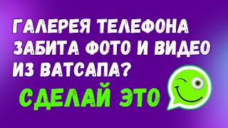 Как Отключить Загрузку Медиа Из Ватсапа В Галерею Телефона