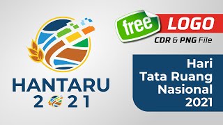 Logo Hari Tata Ruang Nasional (Hantaru) 2021 - CDR & PNG File #EdukasiGrafis