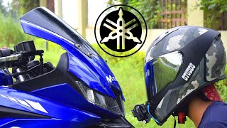 YAMAHA R15 V3 SE HO GYA ❤️PYAR 😍 FIRST GEAR CHALLENGE & TOP SPEED || mileage review || STUNTER FRZ