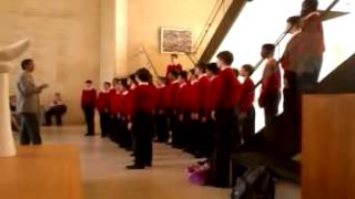 American Boychoir performing at the Sheldon Museum of Art