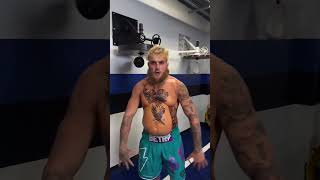 ￼Fat Jake Paul training for his big fight with Anderson Silva on October 29, 2022