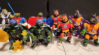 Teenage Mutant Ninja Turtles Sewer Heroes reproductions comparison with original 1993 action figures