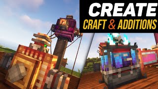 Гайд по Create Crafts & Additions 1.18.2-1.20.1 Электромотор. Обзор всех механизмов (minecraft java)