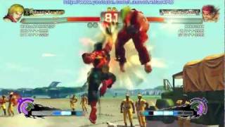 Evil Ryu vs Ken Ranked Online Match - SS4AE SSFIVAE Super Street Fighter 4 Arcade Edition