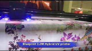 Blueprint Hybrid UV printer Industrial belt 3.2M*1.8M +Extra 1pc 3.2M*0.8M  take up Desk Head Kyocer