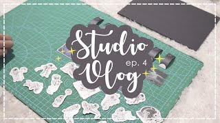 Studio Vlog Ep. 4 ✿ Shop Update, Packing Order, Happy Mail Time & Getting Vaccinated! 💉