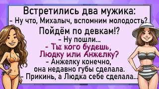 Мужики решили замутить и соблазнить губатую Людку и грудастую Анжелку! Анекдоты.