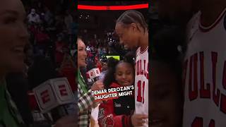 DeMar DeRozan’s daughter is the real MVP! #shorts