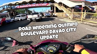 ROAD WIDENING UPDATE QUIMPO BOULEVARD DAVAO CITY