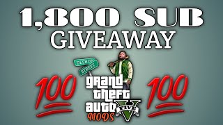 1800 SUB GIVEAWAY