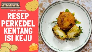 Resep Perkedel isi keju (resep rumahan simple ala Riku)