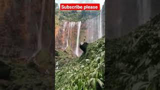 Tumpak Sewu Waterfall in Indonesia.