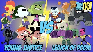 YOUNG JUSTICE VS LEGION OF DOOM - Teen Titans GO! Figure Gameplay