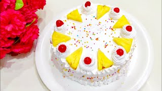 Pineapple Cake Recipe || Soft and Juicy Pineapple cake || Homemade Pineapple Cake