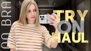 [4K] No Bra Trend Challenge | Transparent Fashion | Try-On Haul