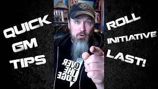 Rolling Initiative Last | Quick GM Tips #shorts