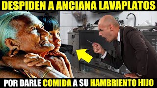 Despiden A Anciana Lavaplatos Por Dar De Comer A Su Hijo, Pero Cuando Este Se Graduó Se Vengo.