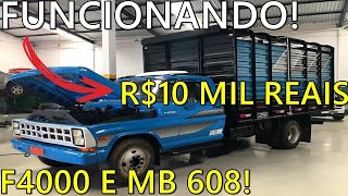 SÓ CAMINHOES 3/4 MB 608 E FORD F4000 A VENDA A PARTIR DE 10 MIL REAIS